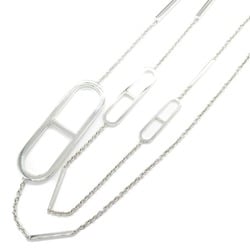 Hermes HERMES Ever Chaine d'Ancre Necklace Silver 925 Men's Women's