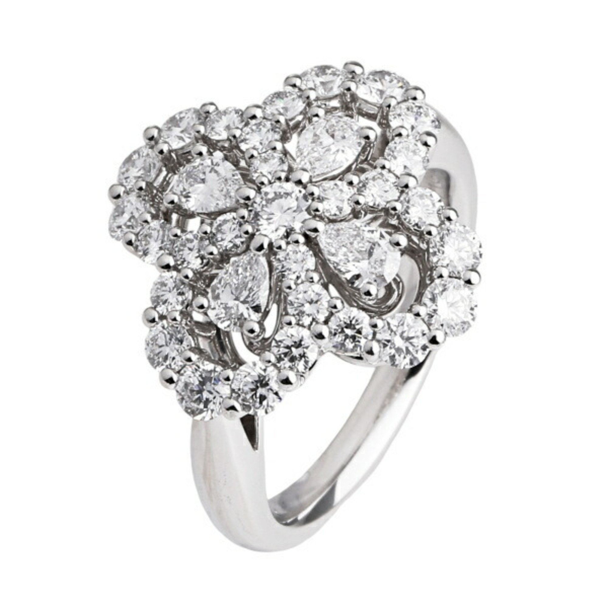 Harry Winston Loop Full Motif PT950 Ring