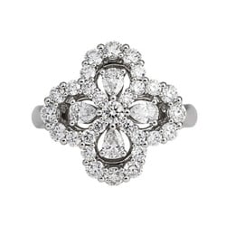 Harry Winston Loop Full Motif PT950 Ring