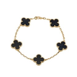 Van Cleef & Arpels Alhambra 5 motif K18YG yellow gold bracelet