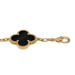 Van Cleef & Arpels Alhambra 5 motif K18YG yellow gold bracelet