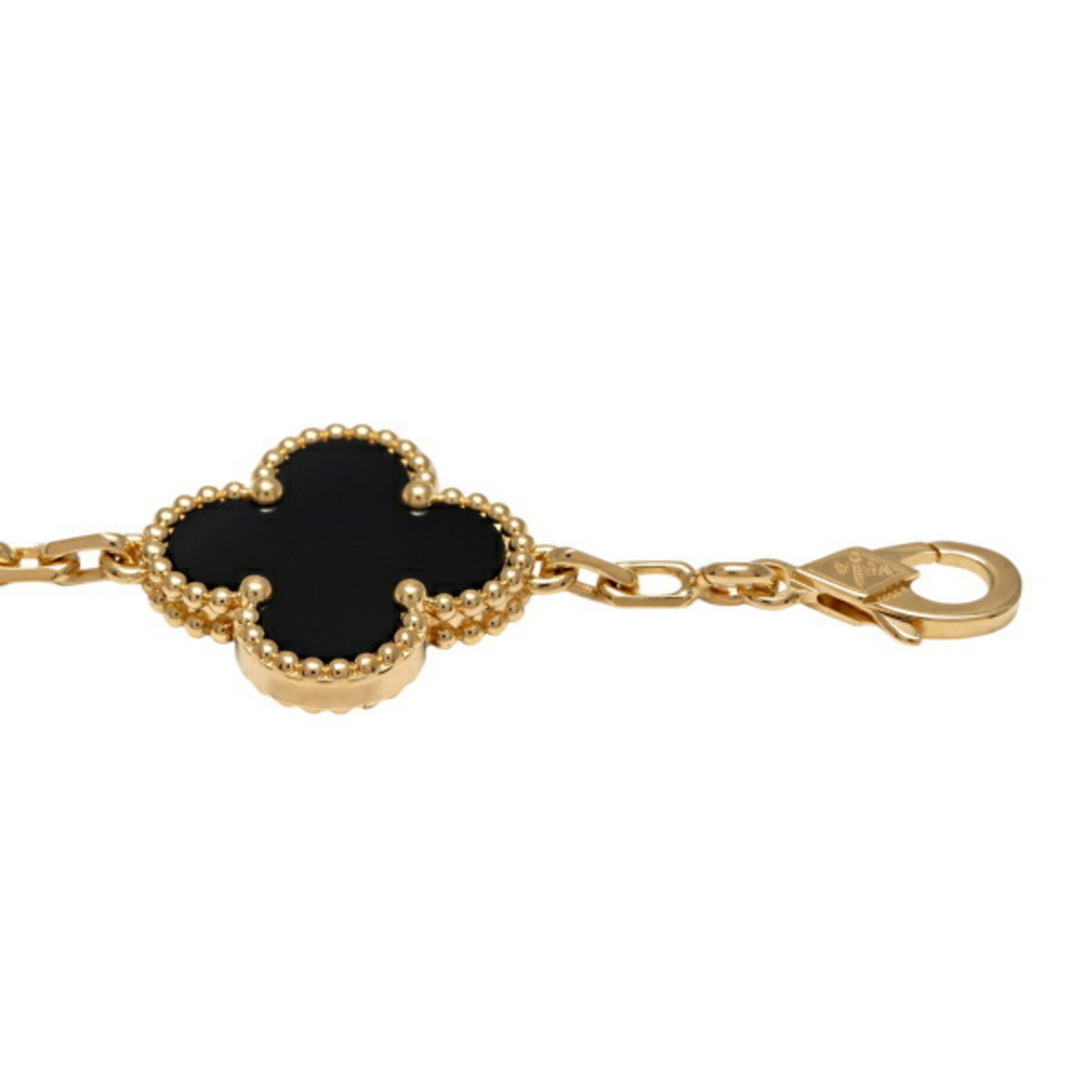 Van Cleef & Arpels Alhambra 5 motif K18YG yellow gold bracelet