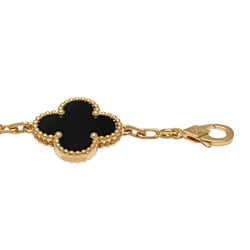 Van Cleef & Arpels Alhambra 5 motif K18YG yellow gold bracelet