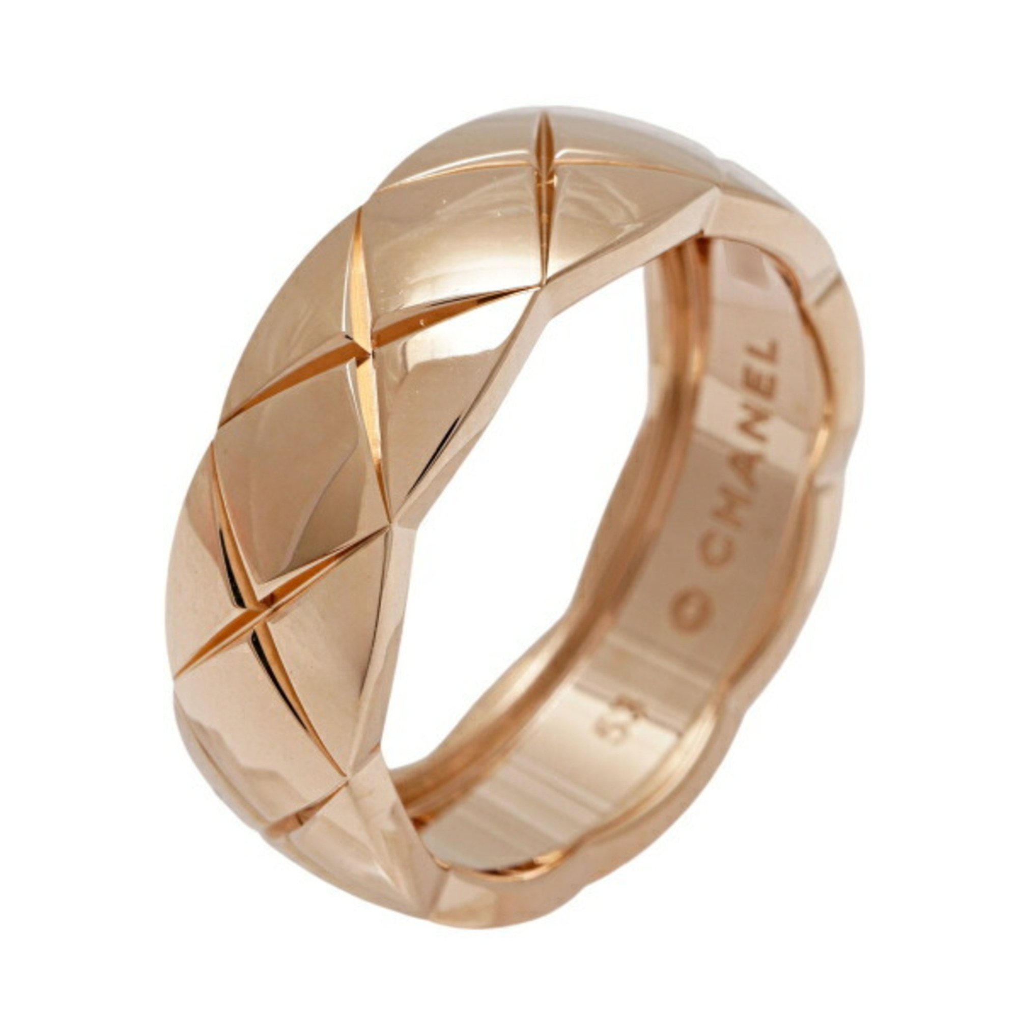 Chanel Coco Crush Medium K18BG K18 Beige Gold Ring