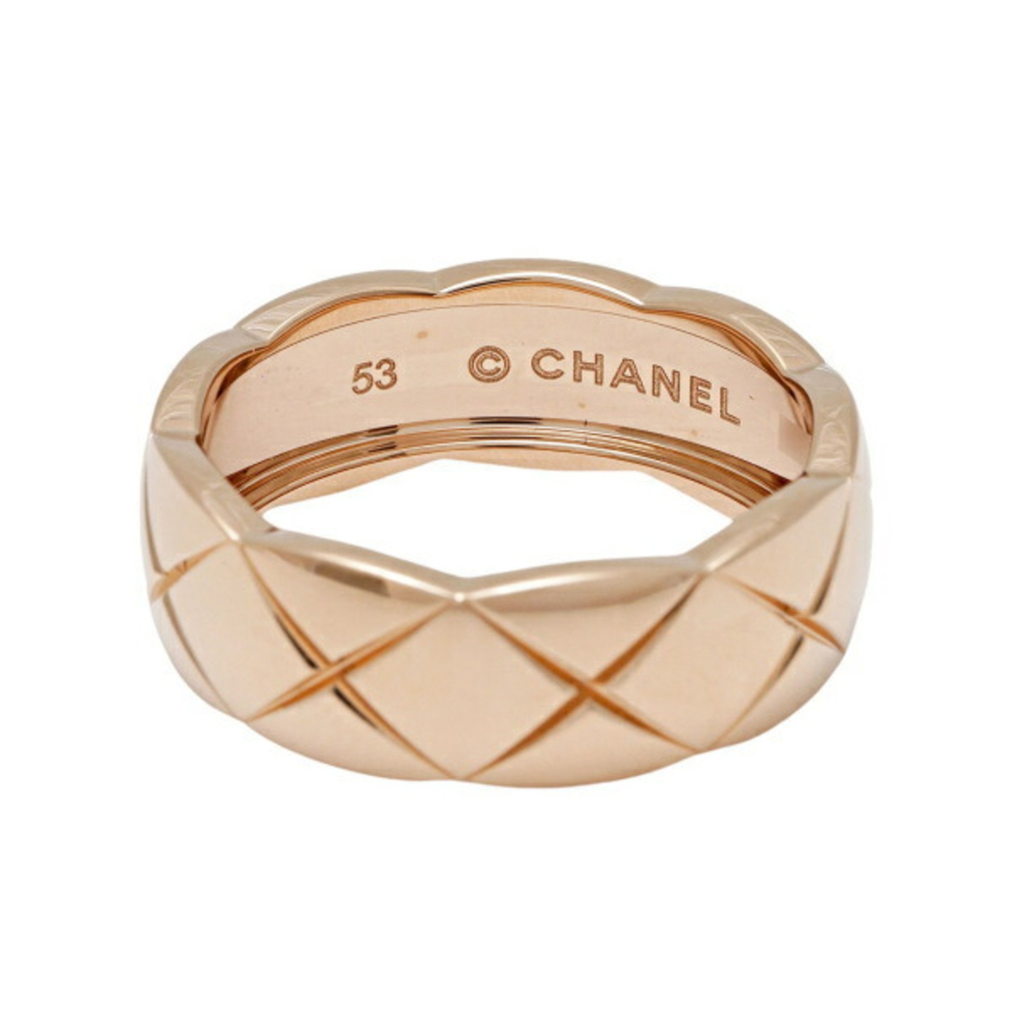 Chanel Coco Crush Medium K18BG K18 Beige Gold Ring