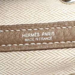 Hermes HERMES Garden TPM Etoupe Tote Bag Negonda Women's Brown