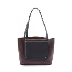 Hermes HERMES Cabas Serie 31 Tote Bag Taurillon Clemence Women's Brown Navy