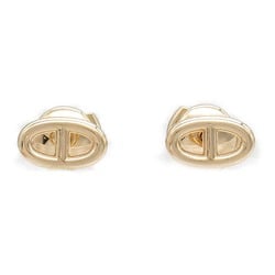 Hermes HERMES Chaine d'Ancre Earrings K18PG (Pink Gold) Women's Gold