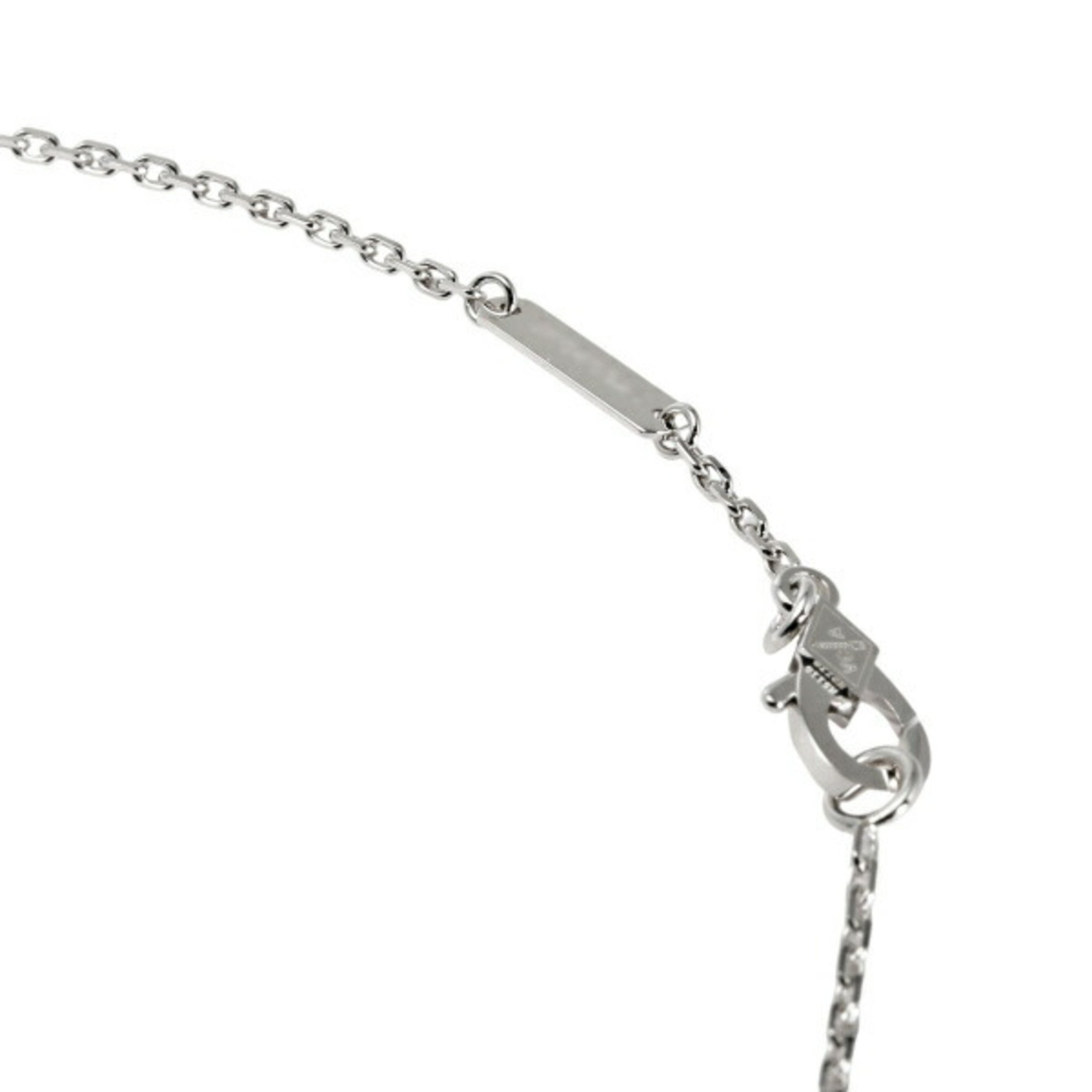 Van Cleef & Arpels Alhambra K18WG White Gold Necklace