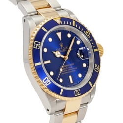 Rolex ROLEX Submariner Date 16613 Blue Dial Men's Watch