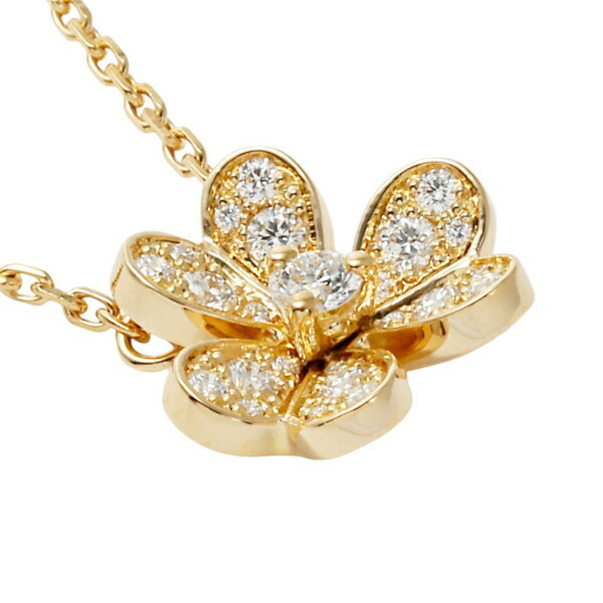 Van Cleef & Arpels Frivole K18YG Yellow Gold Necklace