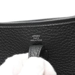 Hermes HERMES Evelyn TPM Shoulder Bag Taurillon Clemence Women's Black