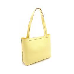 Hermes HERMES Cabasserie 31 Jaune Citron Tote Bag Taurillon Clemence Women's Yellow