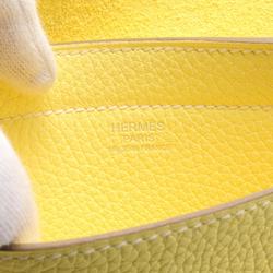 Hermes HERMES Cabasserie 31 Jaune Citron Tote Bag Taurillon Clemence Women's Yellow