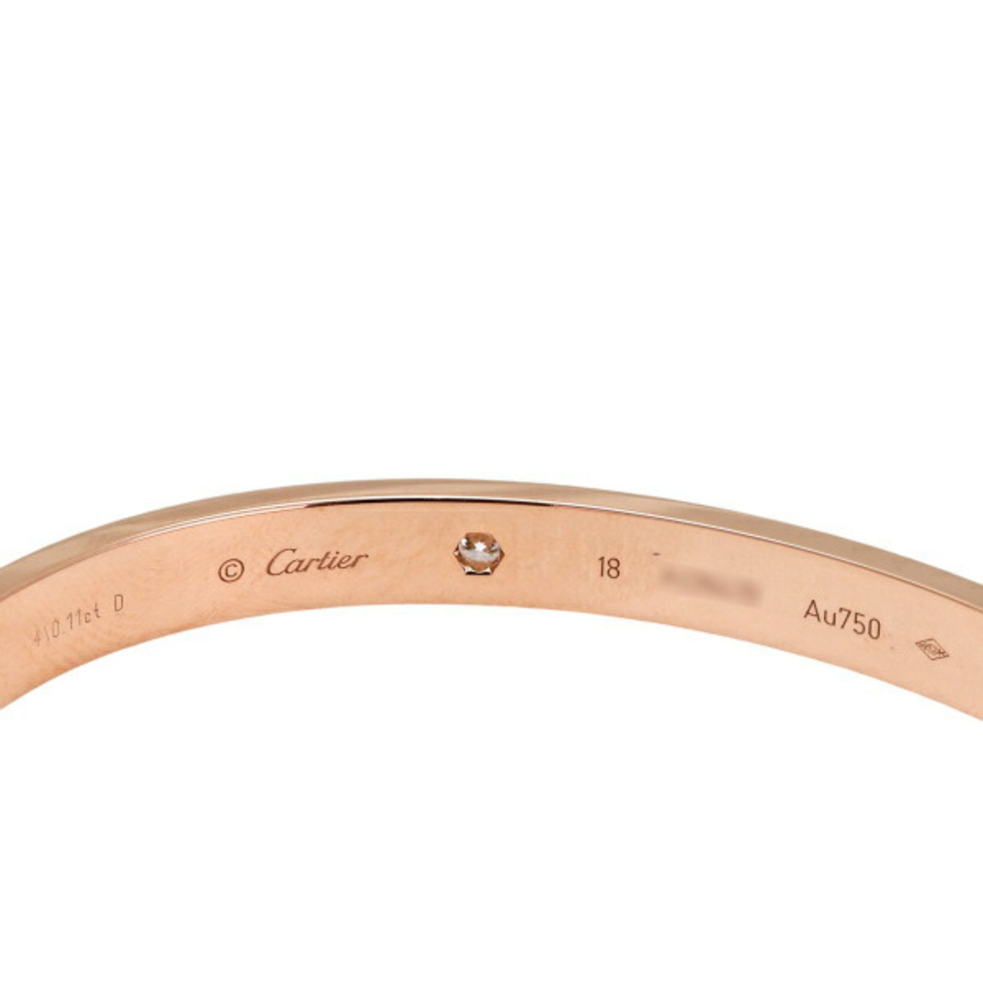 Cartier Love K18PG Pink Gold Bracelet