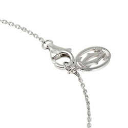 Cartier C Heart Pavé K18WG White Gold Necklace