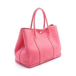 Hermes HERMES Garden PM Rose Lipstick Tote Bag Epsom Leather Women's Pink