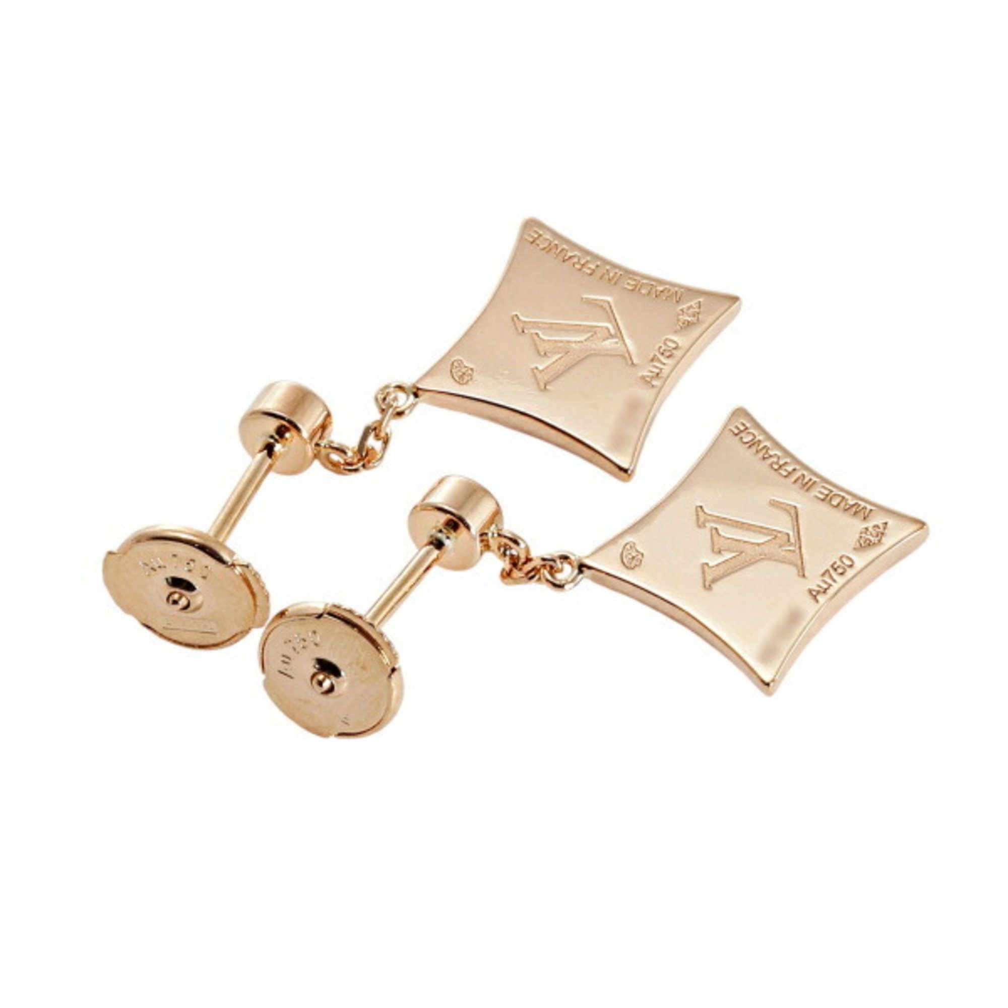 Louis Vuitton Star Blossom K18PG Pink Gold Earrings