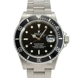 Rolex Submariner Date 16610 Black Dial Men's Watch