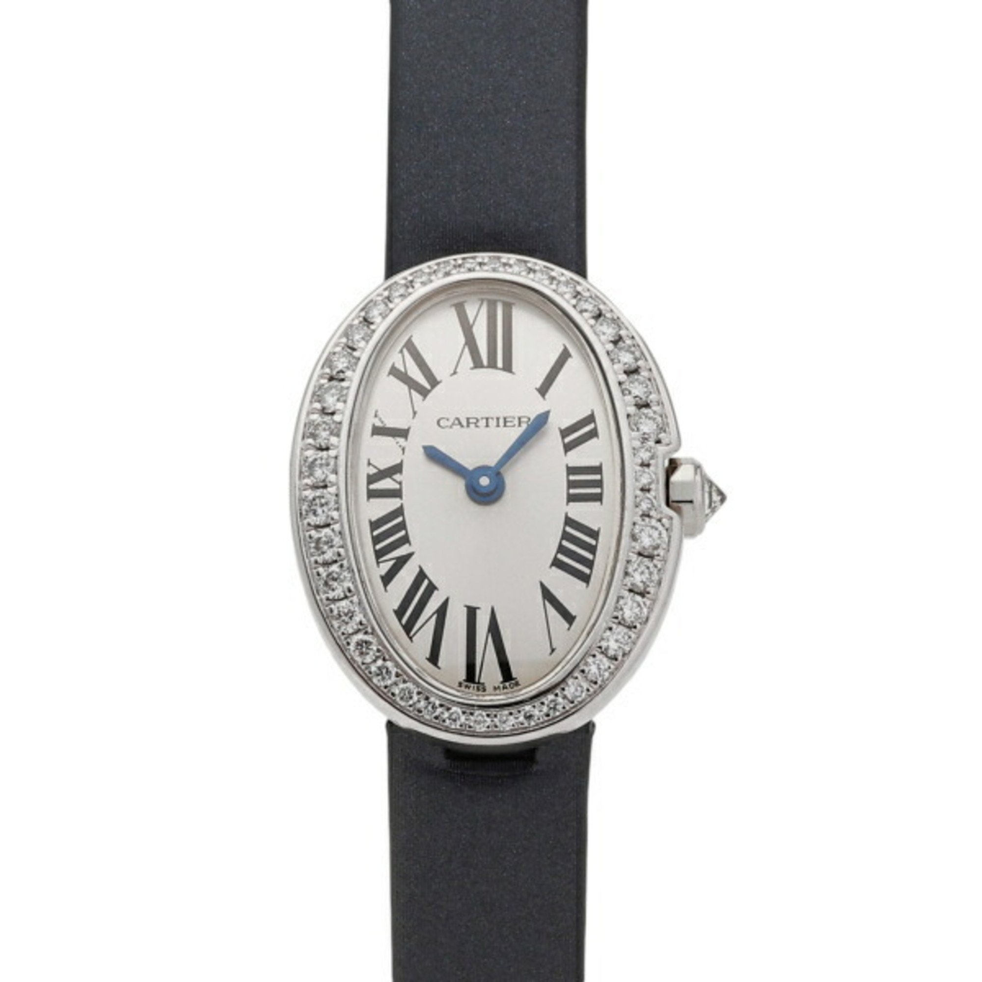 Cartier Baignoire WB520027 Silver Dial Wristwatch for Women