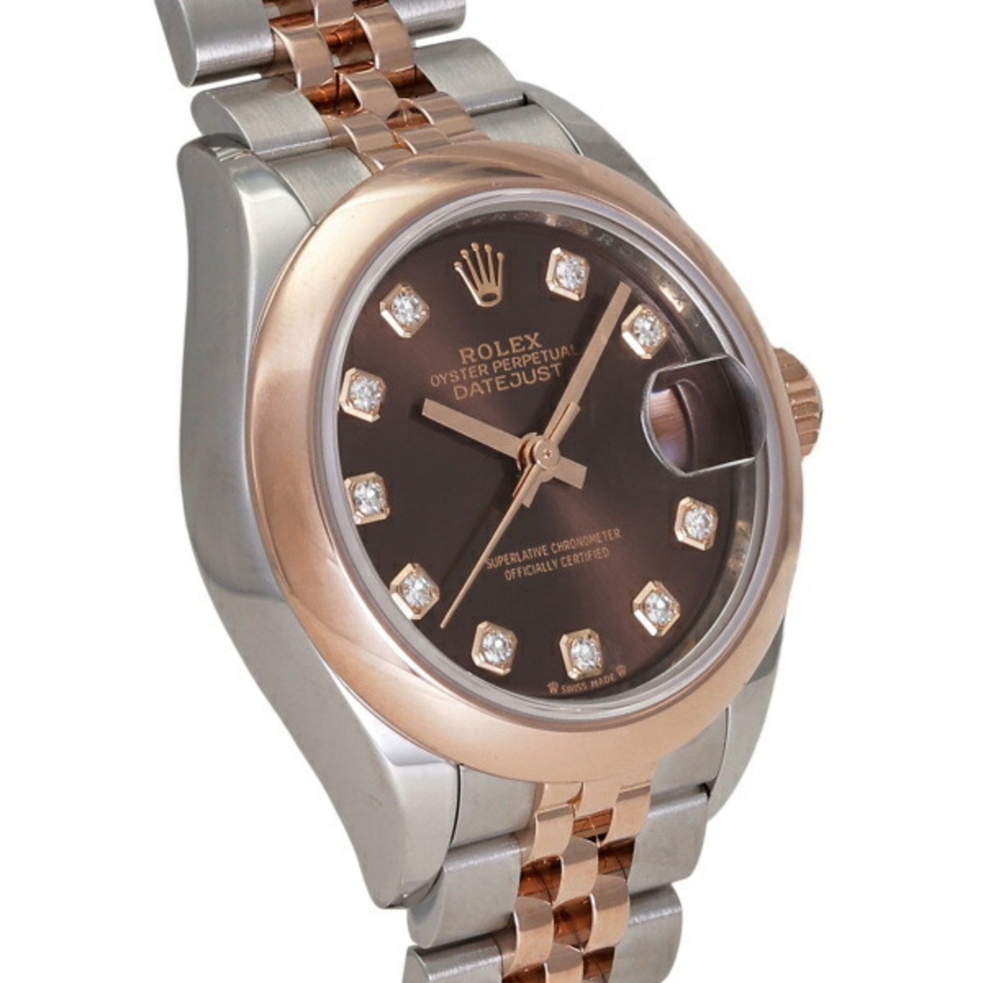 Rolex ROLEX Datejust 28 279161G Chocolate Dial Watch for Women