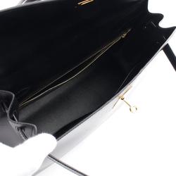 Hermes Kelly 32 Handbag Bag Calfskin (Cowhide) Boxcalf Women's Black