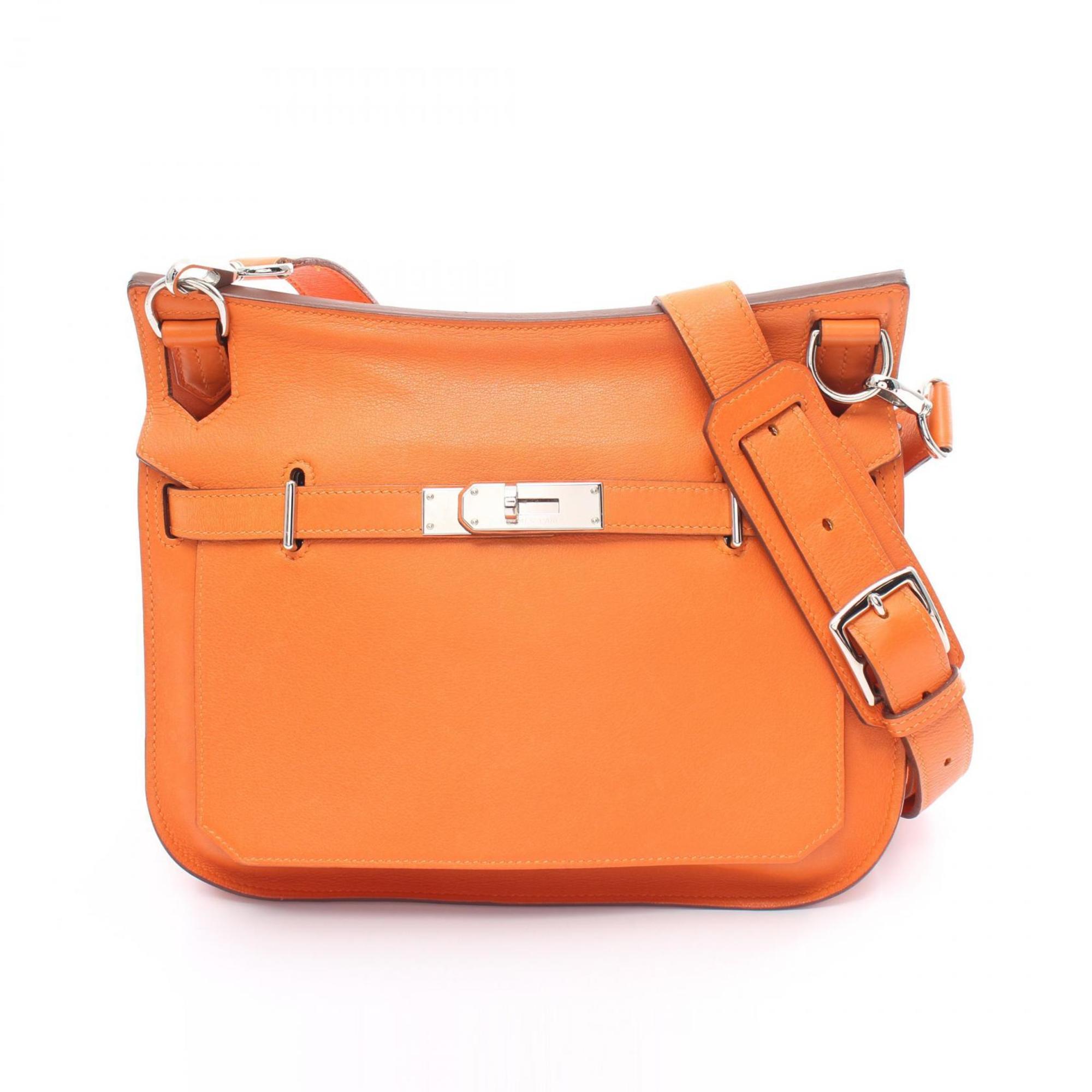 Hermes HERMES Gypsiere 28 Shoulder Bag Swift Leather Women's Orange