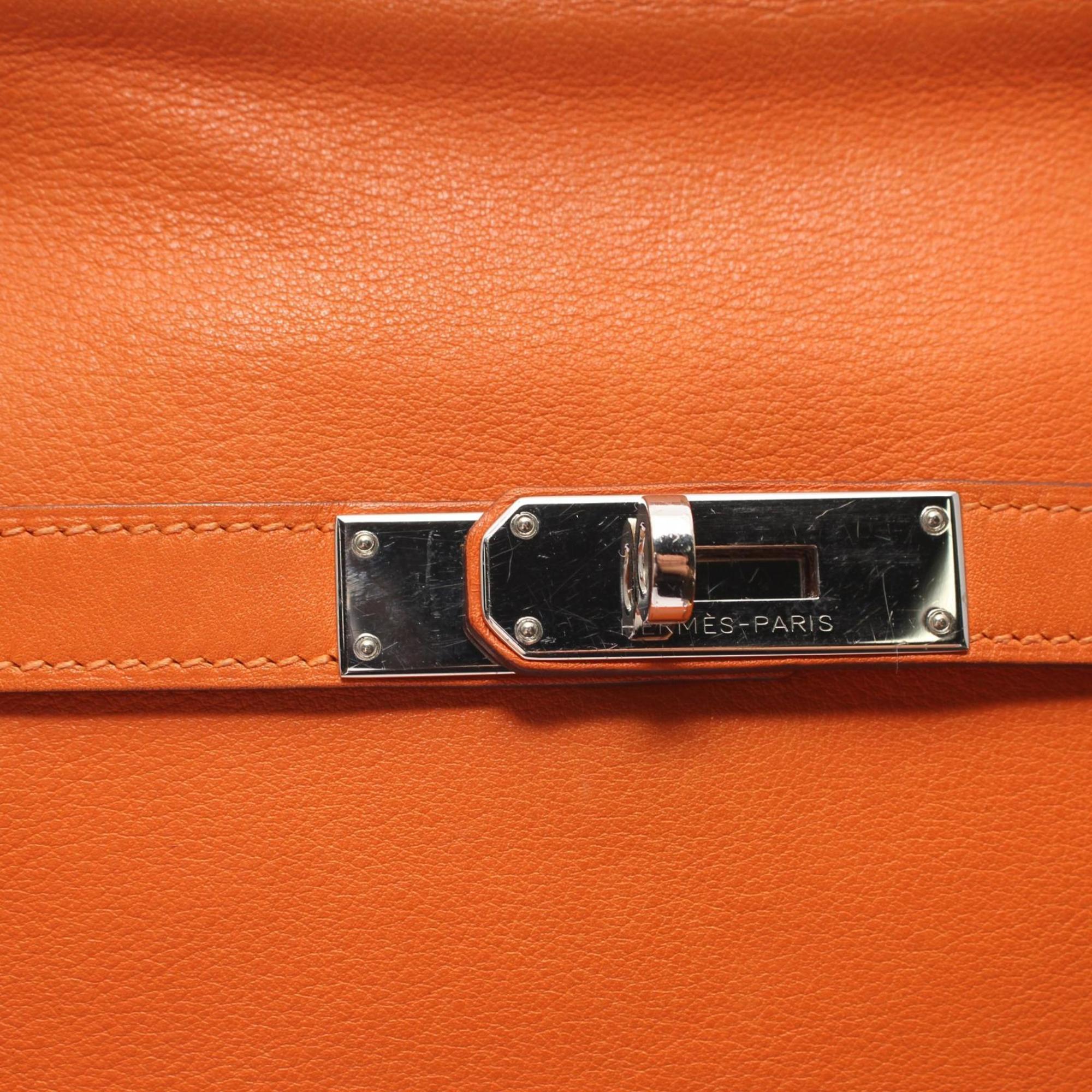 Hermes HERMES Gypsiere 28 Shoulder Bag Swift Leather Women's Orange