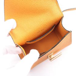 Valextra Iside Belt Waist Bag, Leather, Women's, Orange