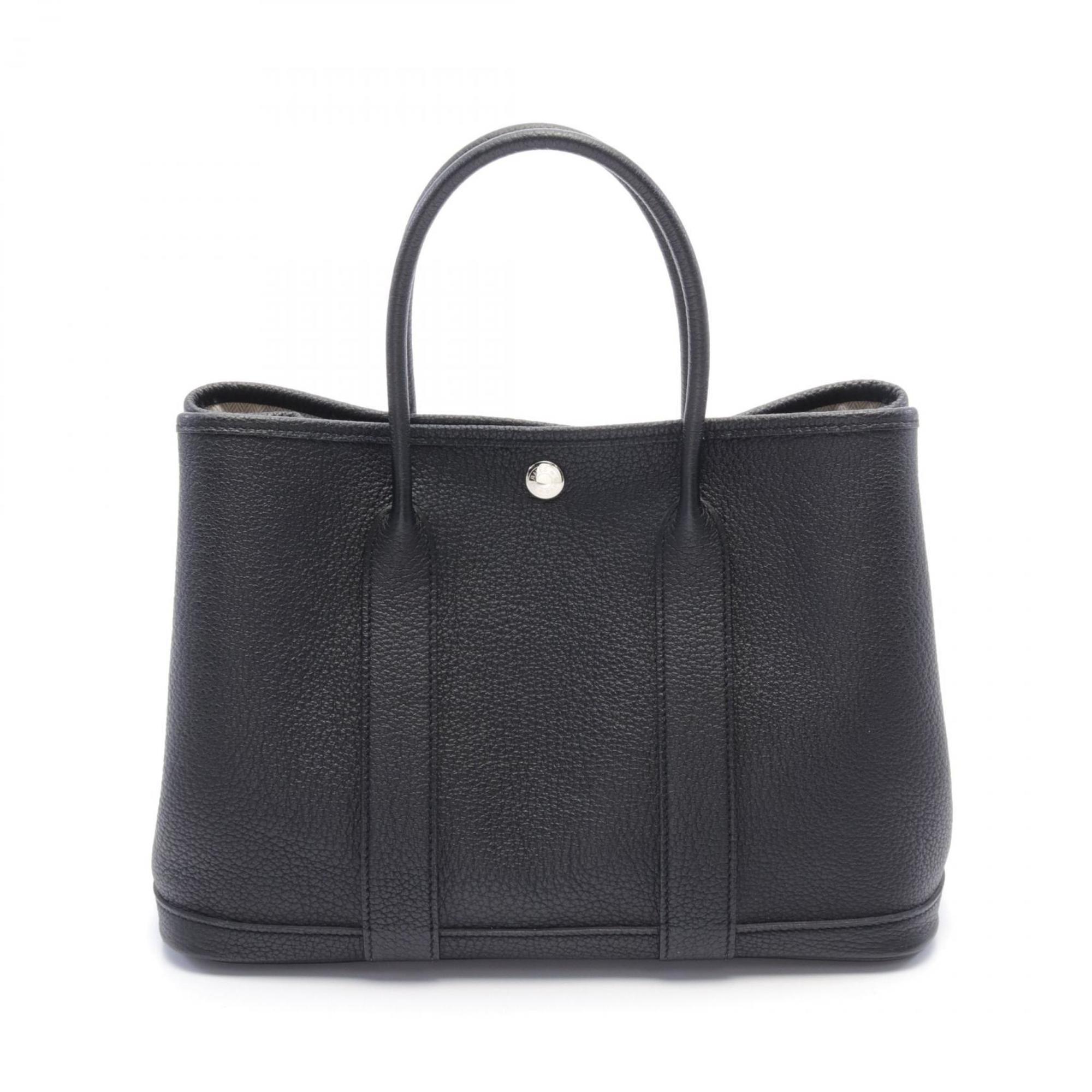 Hermes HERMES Garden TPM Tote Bag Negonda Women's Black