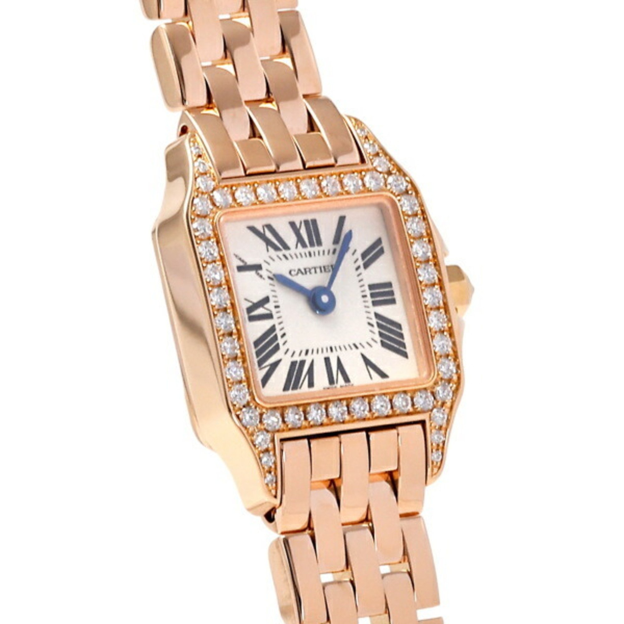 Cartier Santos de WF9011Z8 Silver/Roman Dial Women's Watch