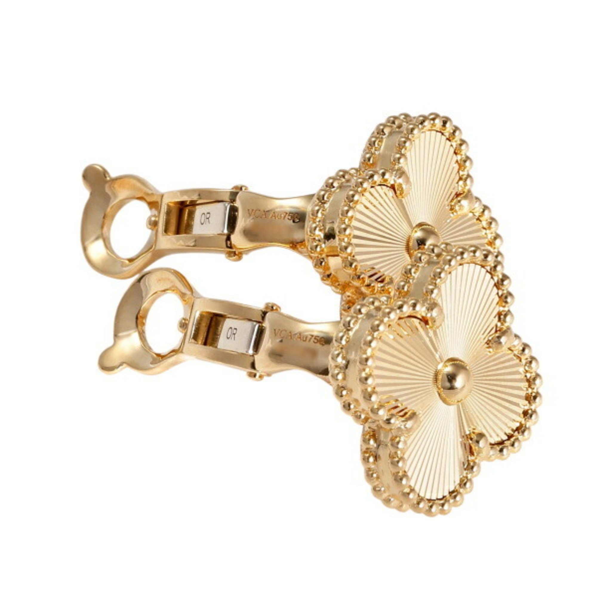 Van Cleef & Arpels Alhambra 18K Yellow Gold Earrings