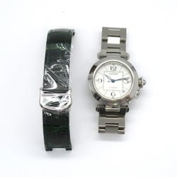 Cartier Pasha C Watch Stainless Steel Boys White W31074M7