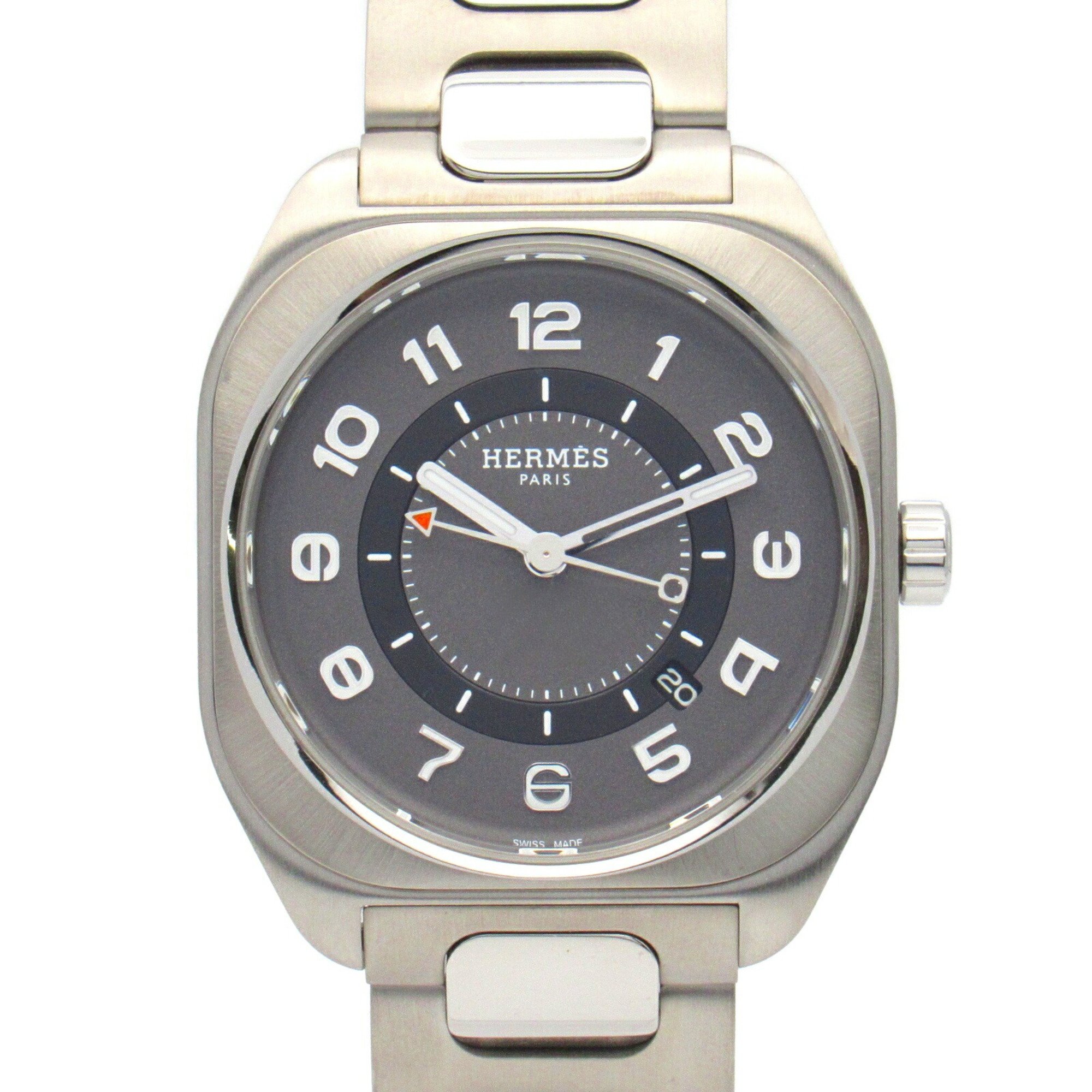 Hermes HERMES H08 Watch Titanium Men's Grey W049427WW00