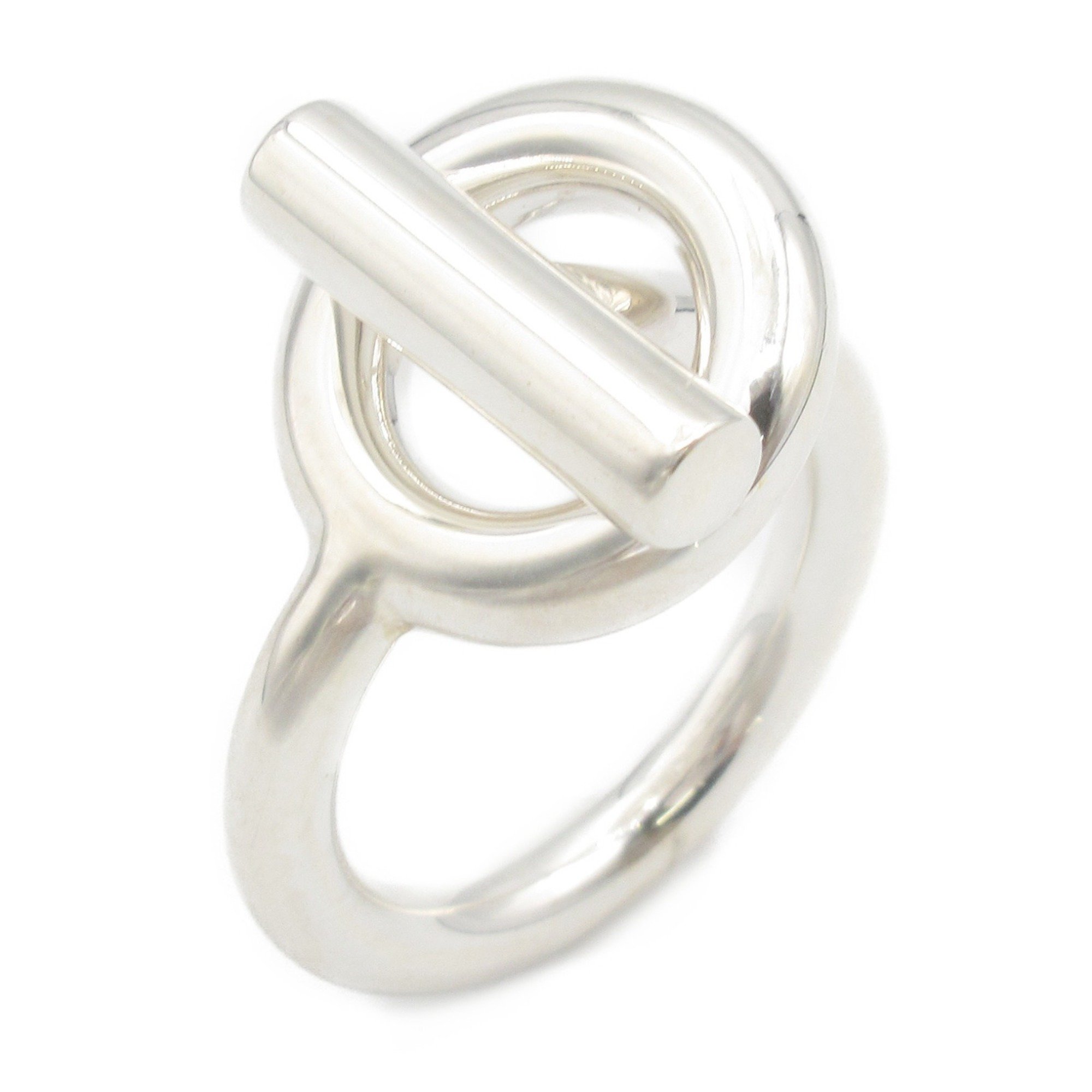 Hermes HERMES Echappé Ring, Silver 925, Women's,