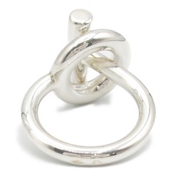 Hermes HERMES Echappé Ring, Silver 925, Women's,