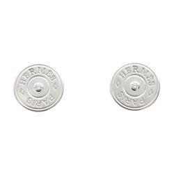 Hermes HERMES Gunbird Diamond Earrings K18WG (White Gold) Ladies Clear