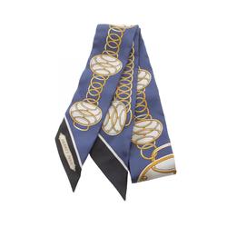 Hermes HERMES Twilly LIFT PROFILE Scarf Silk Women's Blue Multicolor