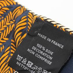 Hermes HERMES Twilly LE CHARME D ORPHEE BA Scarf Silk Women's Orange Navy Multicolor