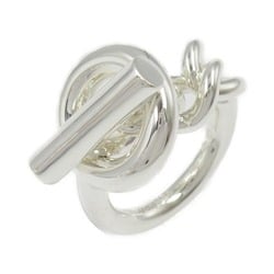 Hermes Croisette Ring, Silver 925, Women's, Silver, H104587B