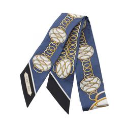 Hermes HERMES Twilly LIFT PROFILE Scarf Silk Women's Blue Multicolor