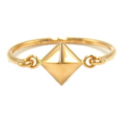 Hermes HERMES Medor Stud Pyramid Ring K18PG (Pink Gold) Women's Gold