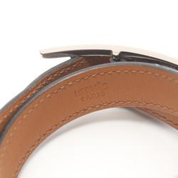 Hermes HERMES B-API Double Tour Bracelet Swift Leather Ladies Brown