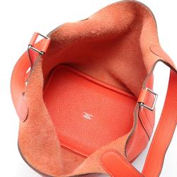 Hermes HERMES Picotin Lock PM Handbag Bag Taurillon Clemence Women's Orange