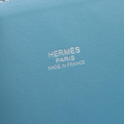 Hermes HERMES Bolide 31 Handbag Bag Taurillon Clemence Women's Blue