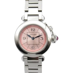 CARTIER Miss Pasha Watch Stainless Steel Ladies Pink W3140008