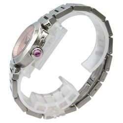 CARTIER Miss Pasha Watch Stainless Steel Ladies Pink W3140008