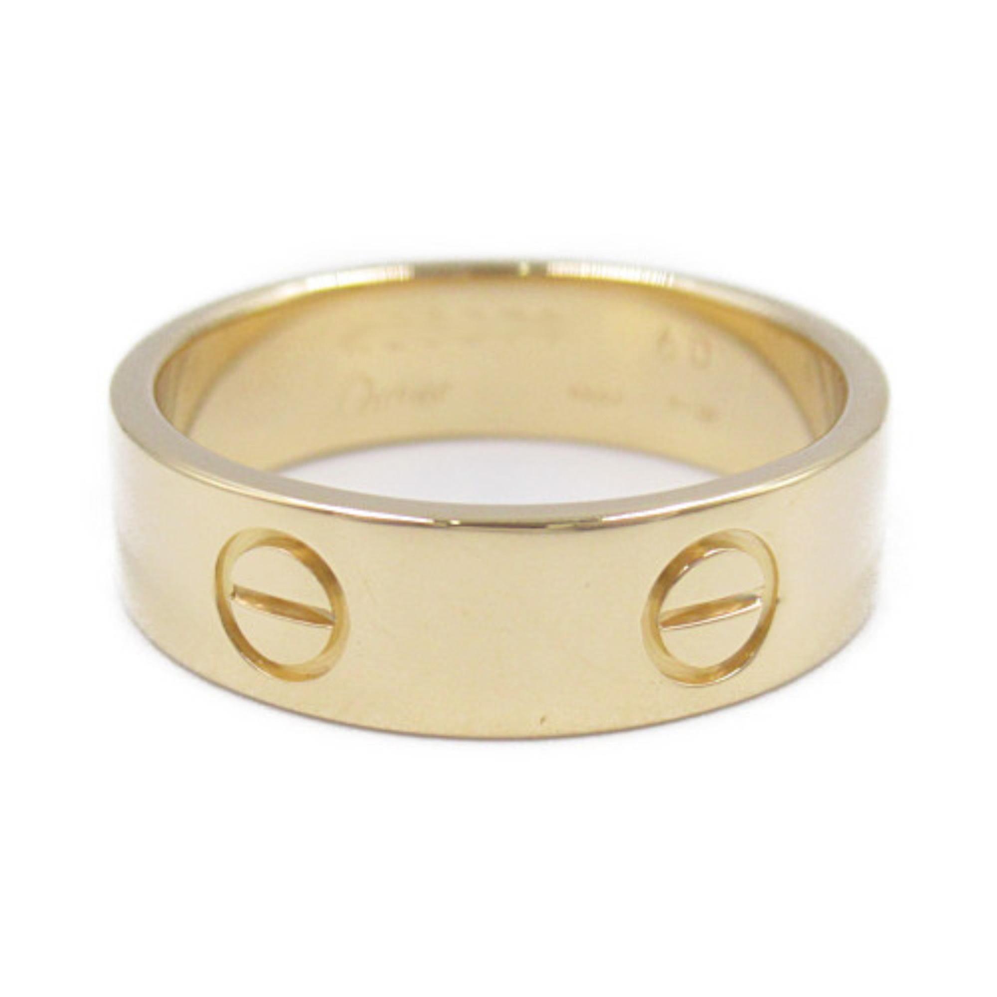 Cartier Love Ring, K18 (yellow gold), Men's, Women's, Gold