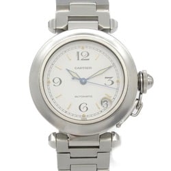 Cartier Pasha C Watch Stainless Steel Men's Women's White W31015M7