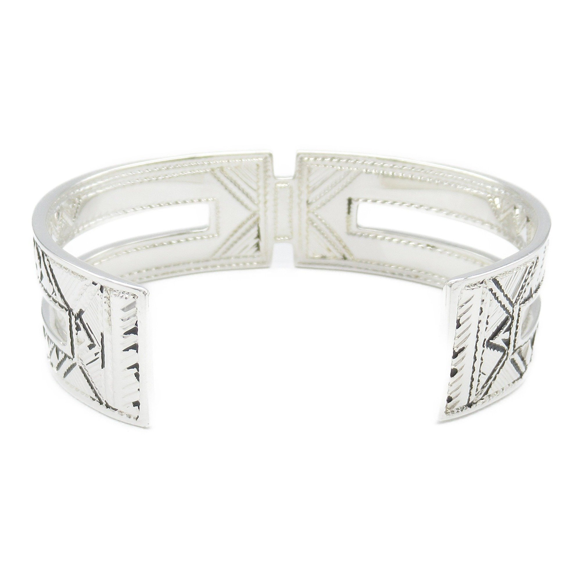 Hermes Touareg T4 Bangle Silver 925 Women's